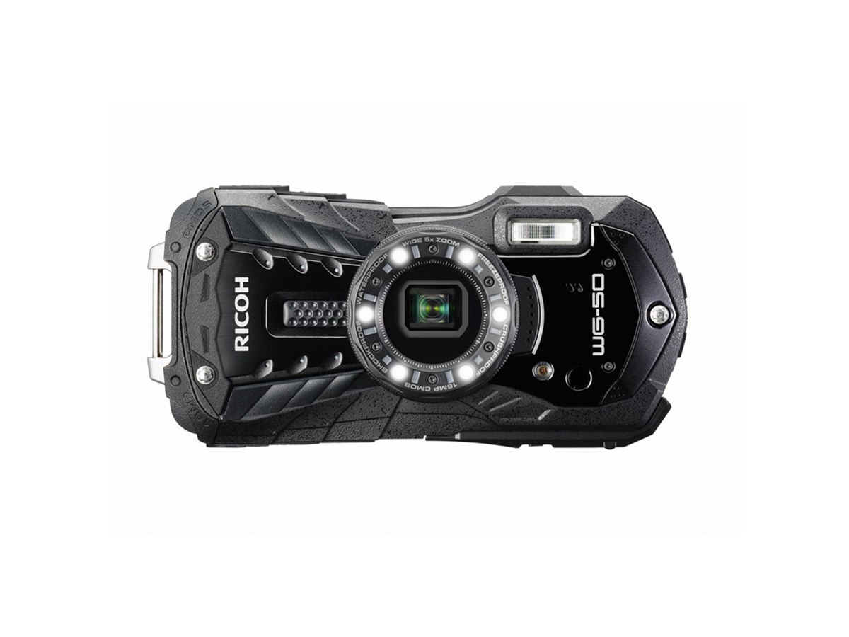 RICOH WG-50 防水デジタルカメラ リコー（RICOH） コンパクトデジタルカメラ RICOH WG-50 ブラック 水深