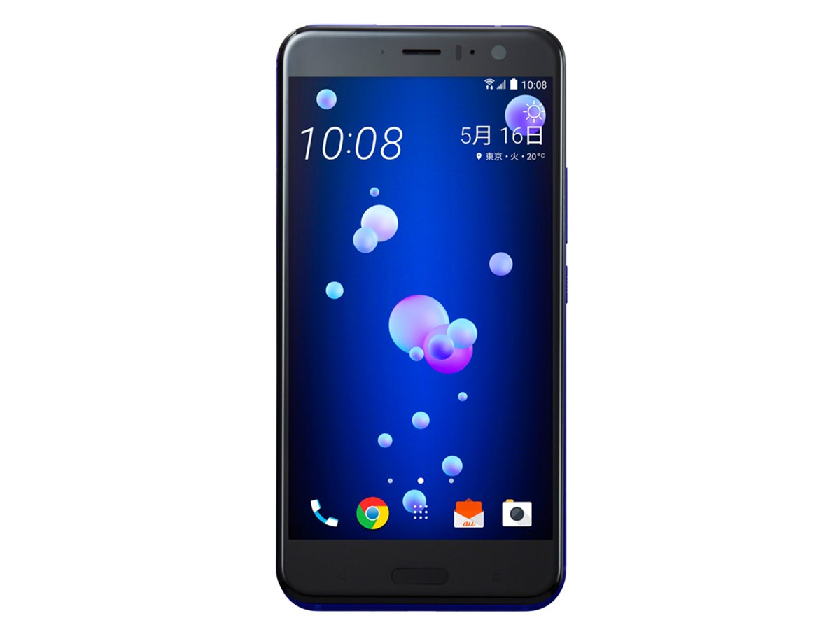 au、にぎる操作と独自AIに対応した5.5型スマホ「HTC U11 HTV33