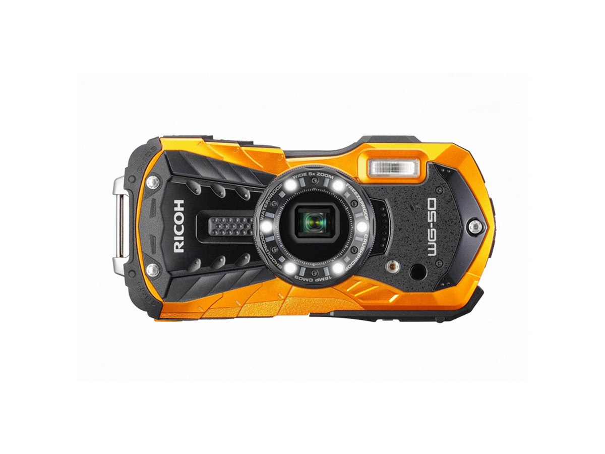 リコー、深14m防水対応のタフネスカメラ「RICOH WG-50」を6/16