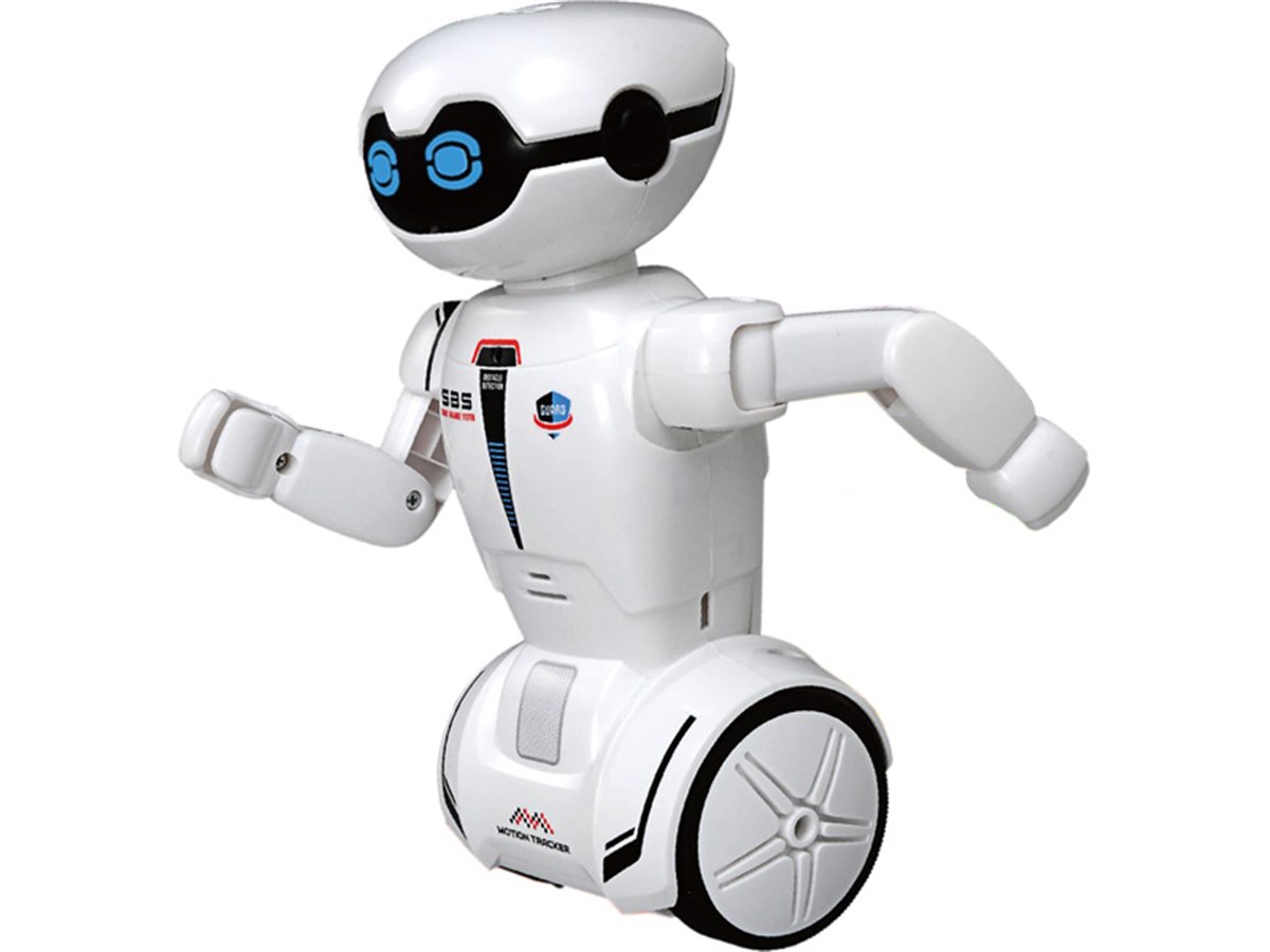 トレイでモノを運んで、言葉も覚える二輪走行ロボット「機能たくさん