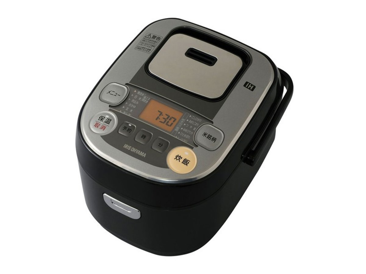 アイリスオーヤマ、米31種の銘柄炊き分けができるIH炊飯器3合タイプ