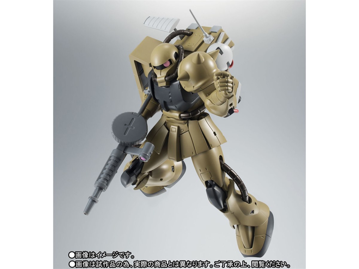 バックパックが印象的な「ザク・マインレイヤー」全高125mm