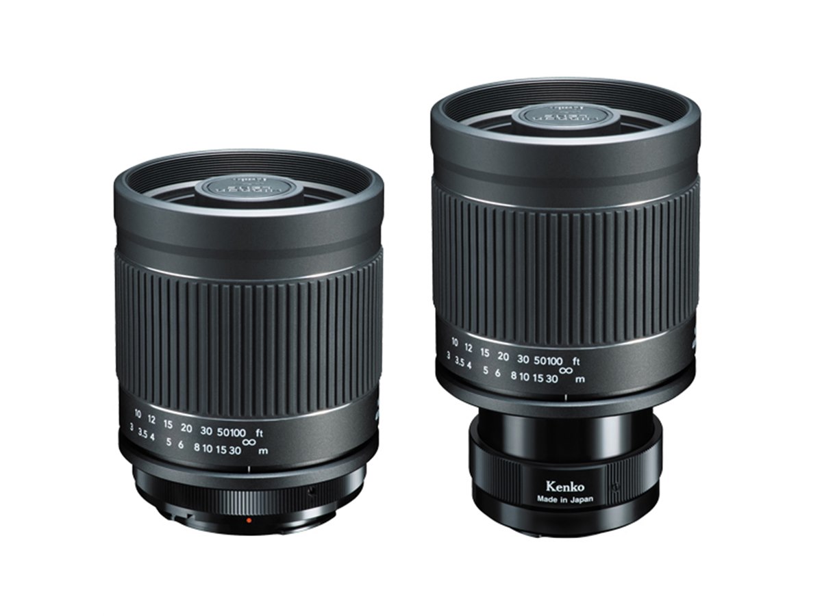 Kenko 望遠レンズ 400mm F8 NII キャノンEOSM #20975 ケンコー、超望遠なのにコンパクトな一眼カメラ用「ミラーレンズ 400mm