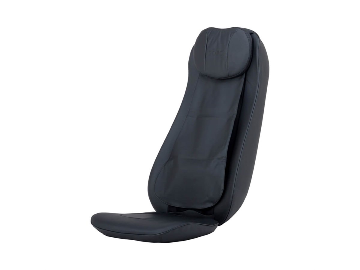 もみ、たたき、指圧、振動”対応の薄型折りたたみ式マッサージチェア