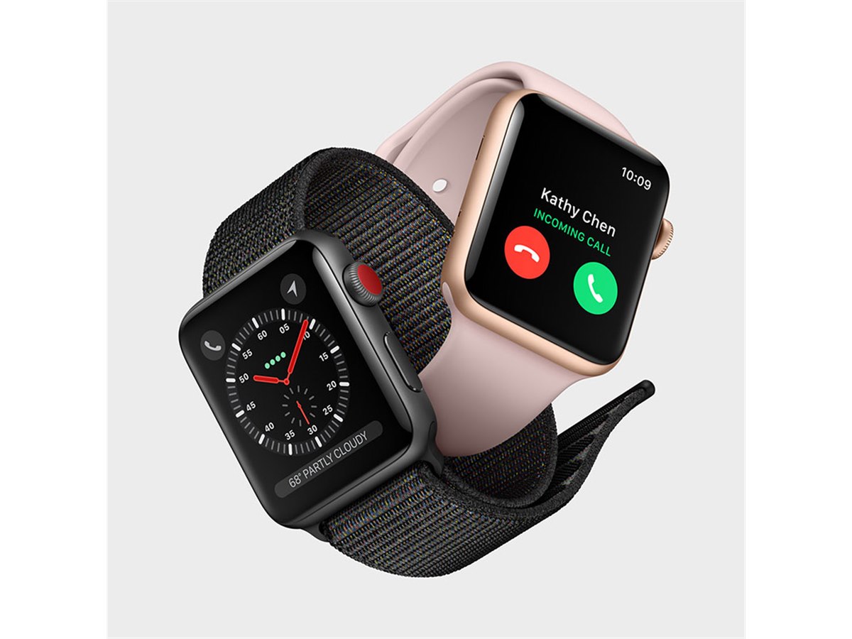 アップル、LTE通信に対応した「Apple Watch Series 3」 - 価格.com