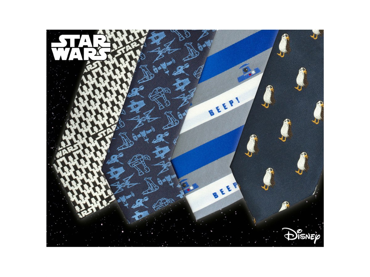 スター・ウォーズ/最後のジェダイ」公開記念「STAR WARSネクタイ