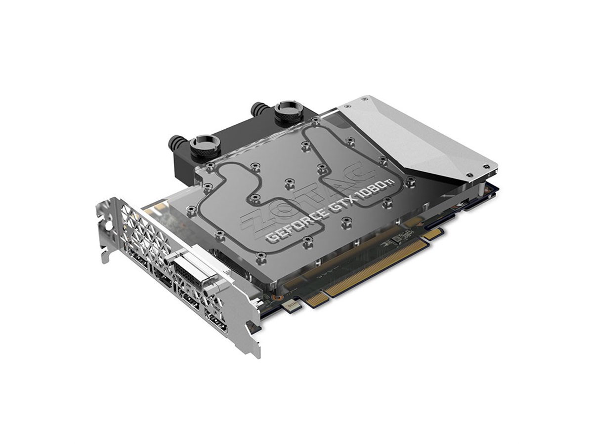 ZOTAC、水冷に対応したコンパクトタイプの「GeForce GTX 1080 Ti