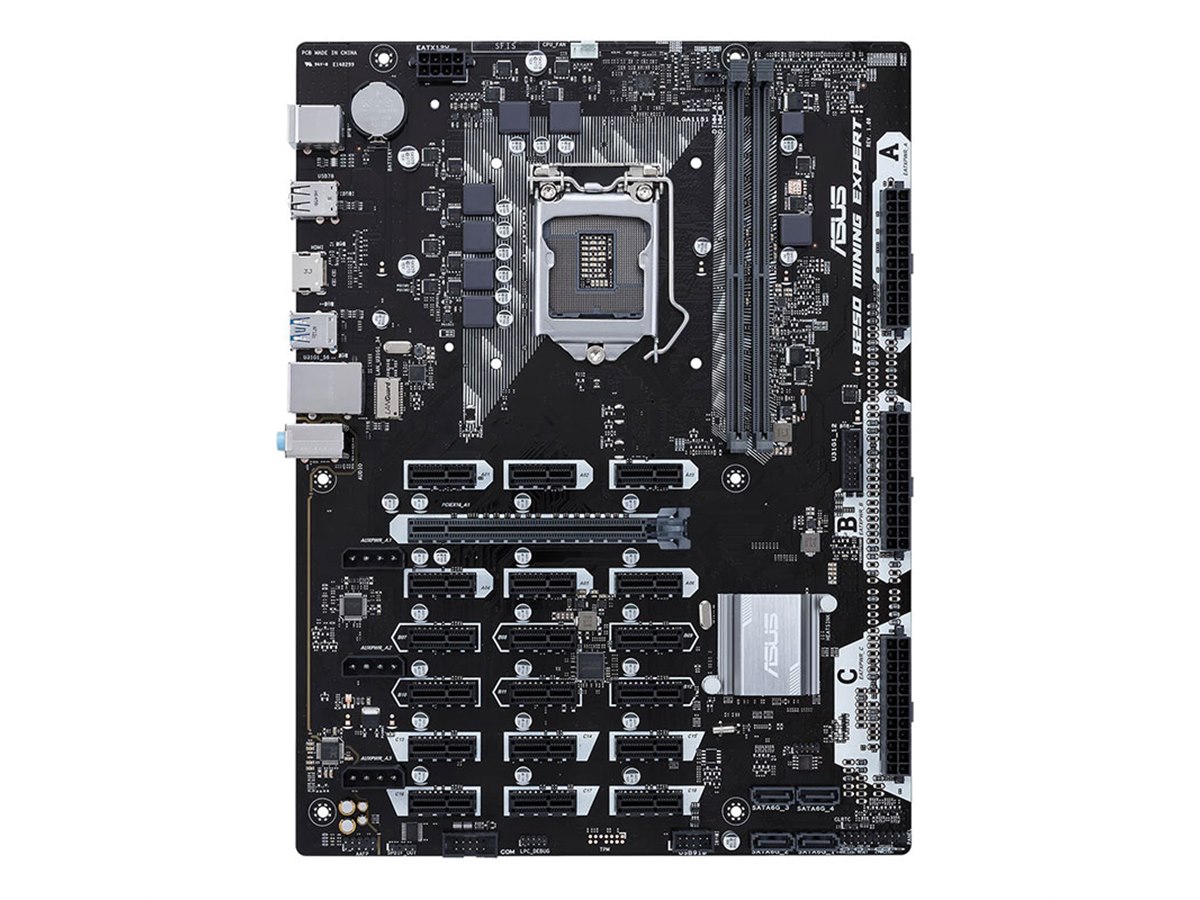 ASUS、19基のPCIeスロットを搭載したマイニング向けマザーボード