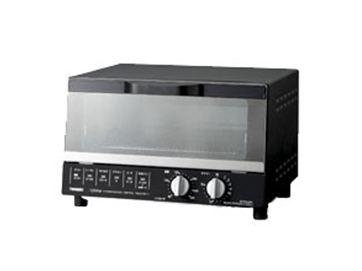 ツインバード、食パン4枚を同時焼けるオーブントースター「TS-4185B 