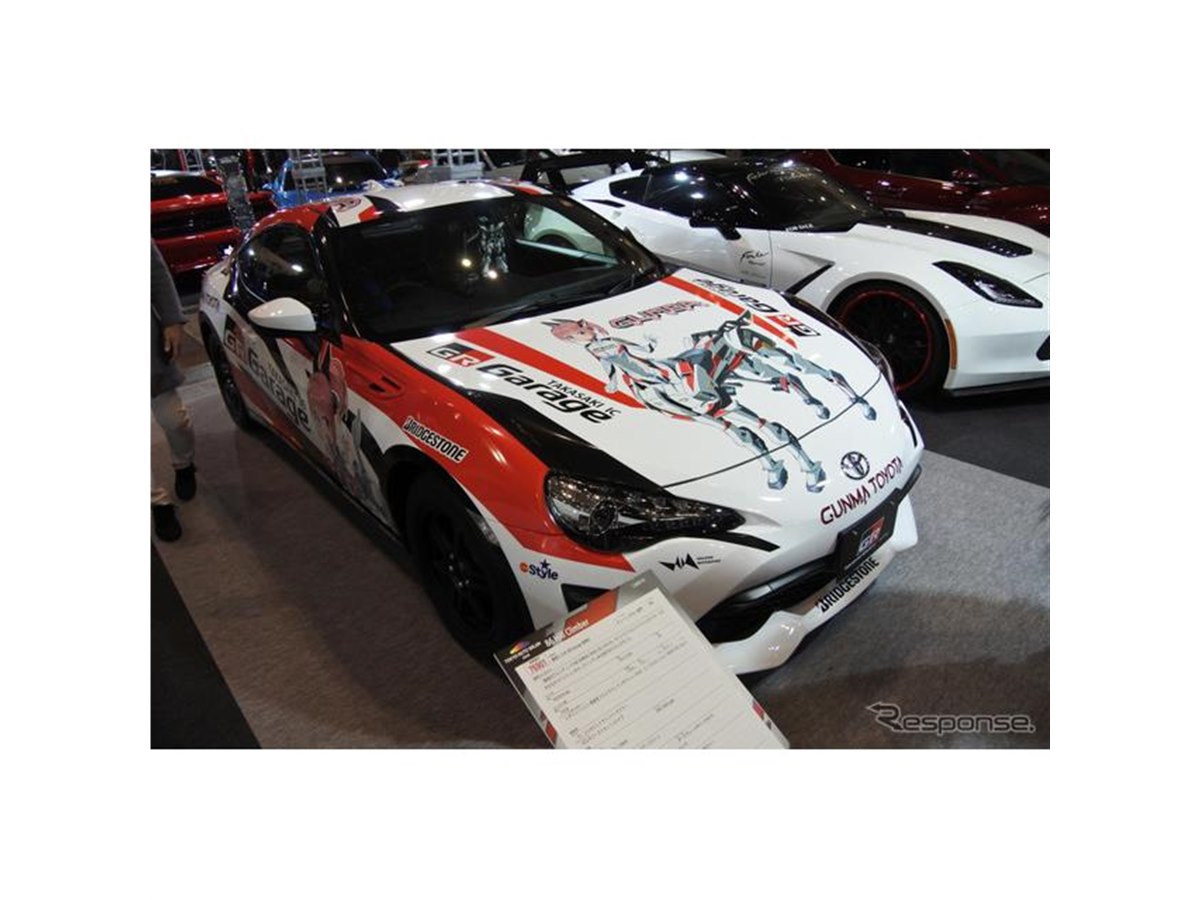パッと見は痛車、れっきとした峠仕様のトヨタ 86…東京オートサロン2018