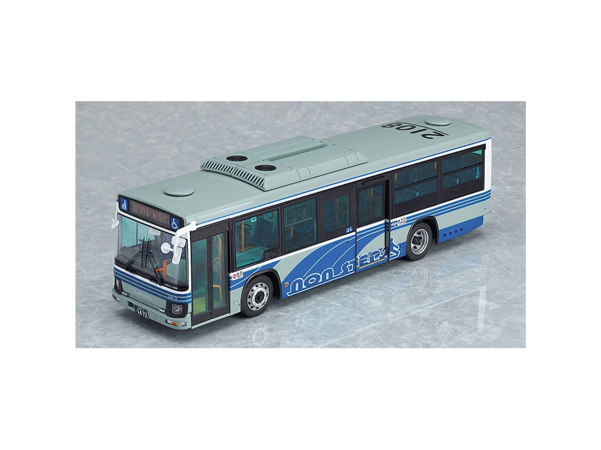 関東鉄道 取手営業所所属、1/43サイズの「いすゞエルガ 2108号車