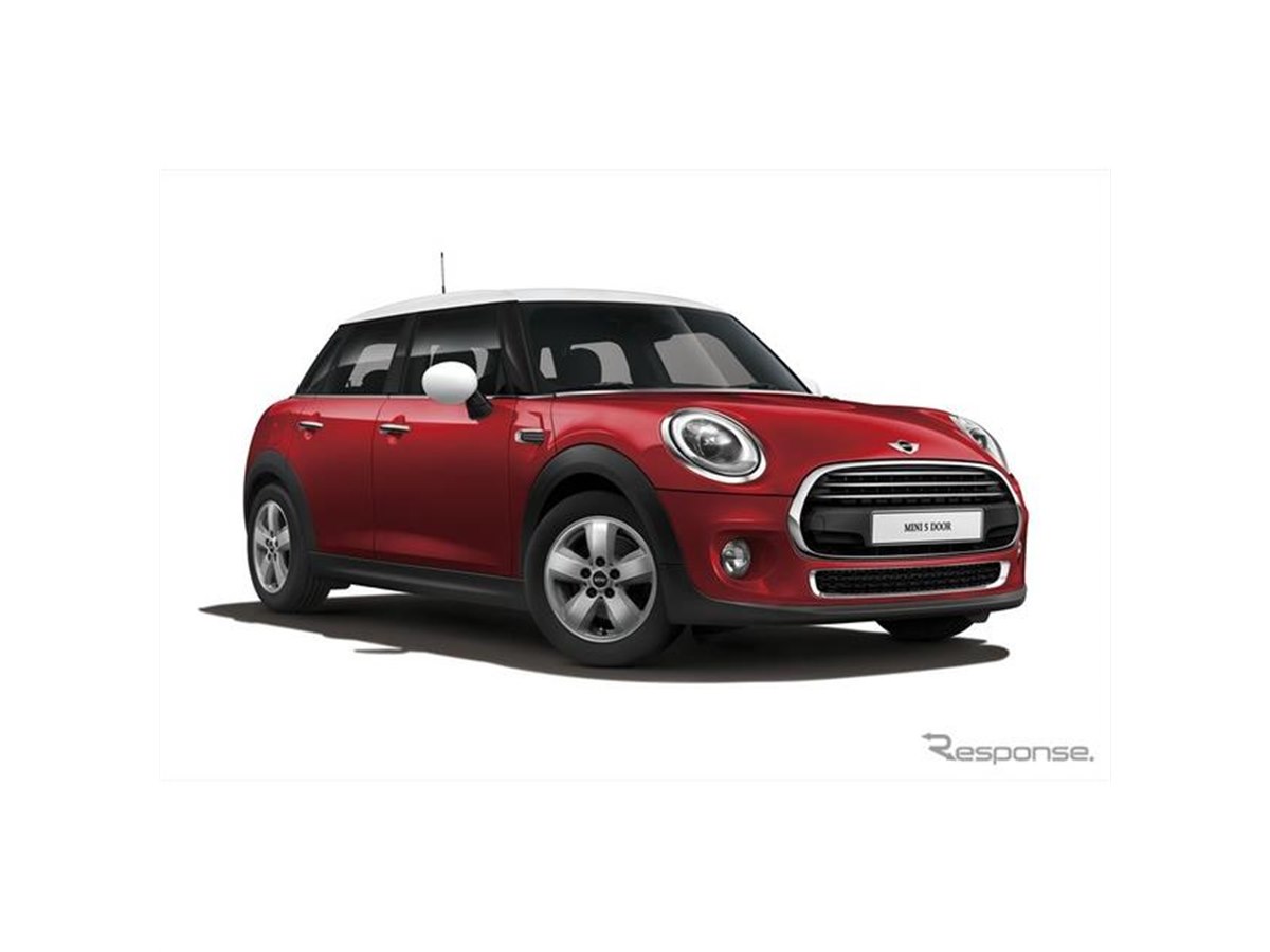 箱あり】MINI ミニクーパー 舵取りバー付 折り畳み三輪車 赤