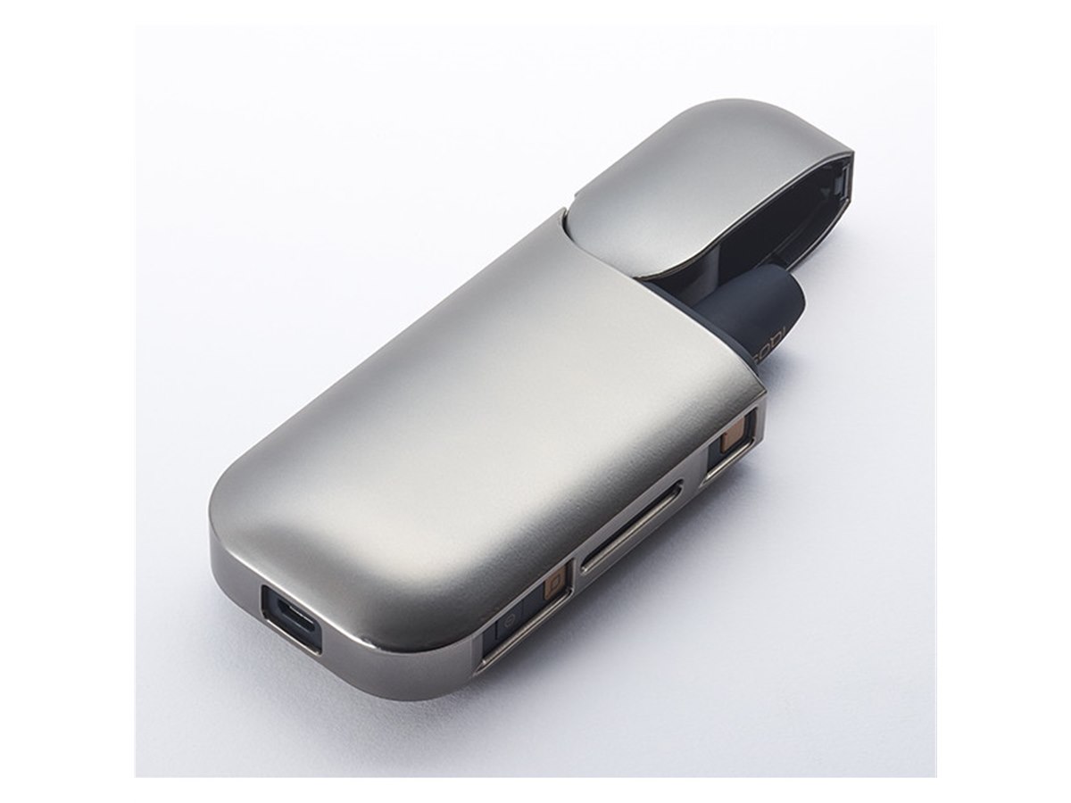まるで金属のような”メタル調のiQOSケース「IQOS Texture Jacket