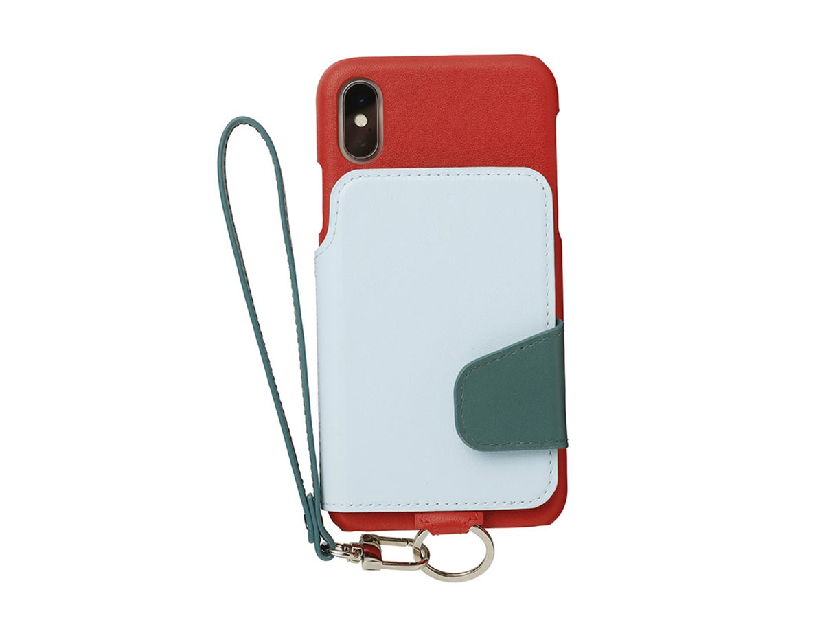 RAKUNI、大胆なカラーリングの背面フリップ型iPhone X用ケース - 価格.com