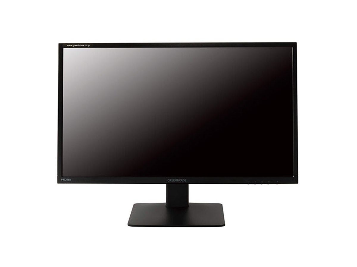 グリーンハウス、DisplayPortなどの3系統入力に対応した23.6型フルHD