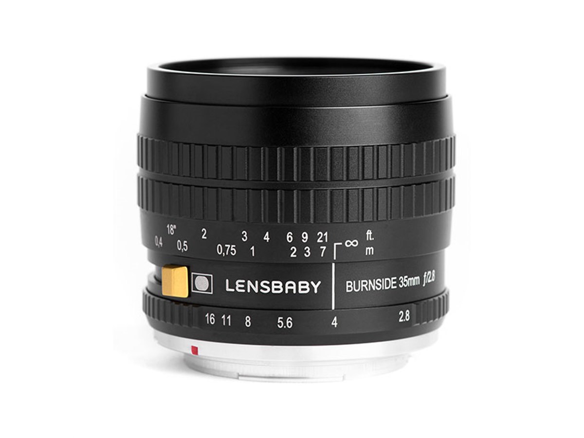 Lensbaby、35mm/F2.8で第2絞りを装備した単焦点レンズ「Burnside