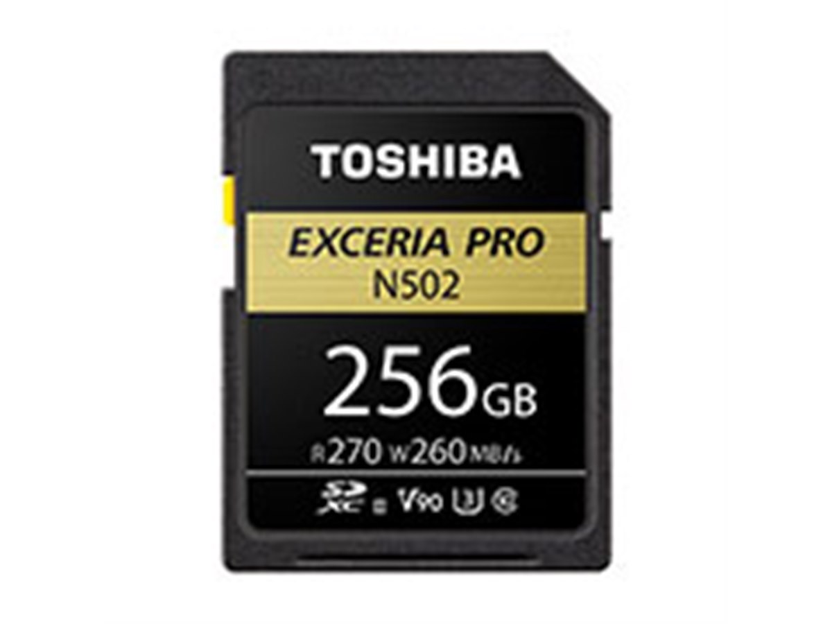 東芝 - 【美品】最新Win10/メモリ2GB/容量320GB/ソフト多数 東芝メモリ、V90に対応した最大270MB/秒のSDカード「EXCERIA PRO