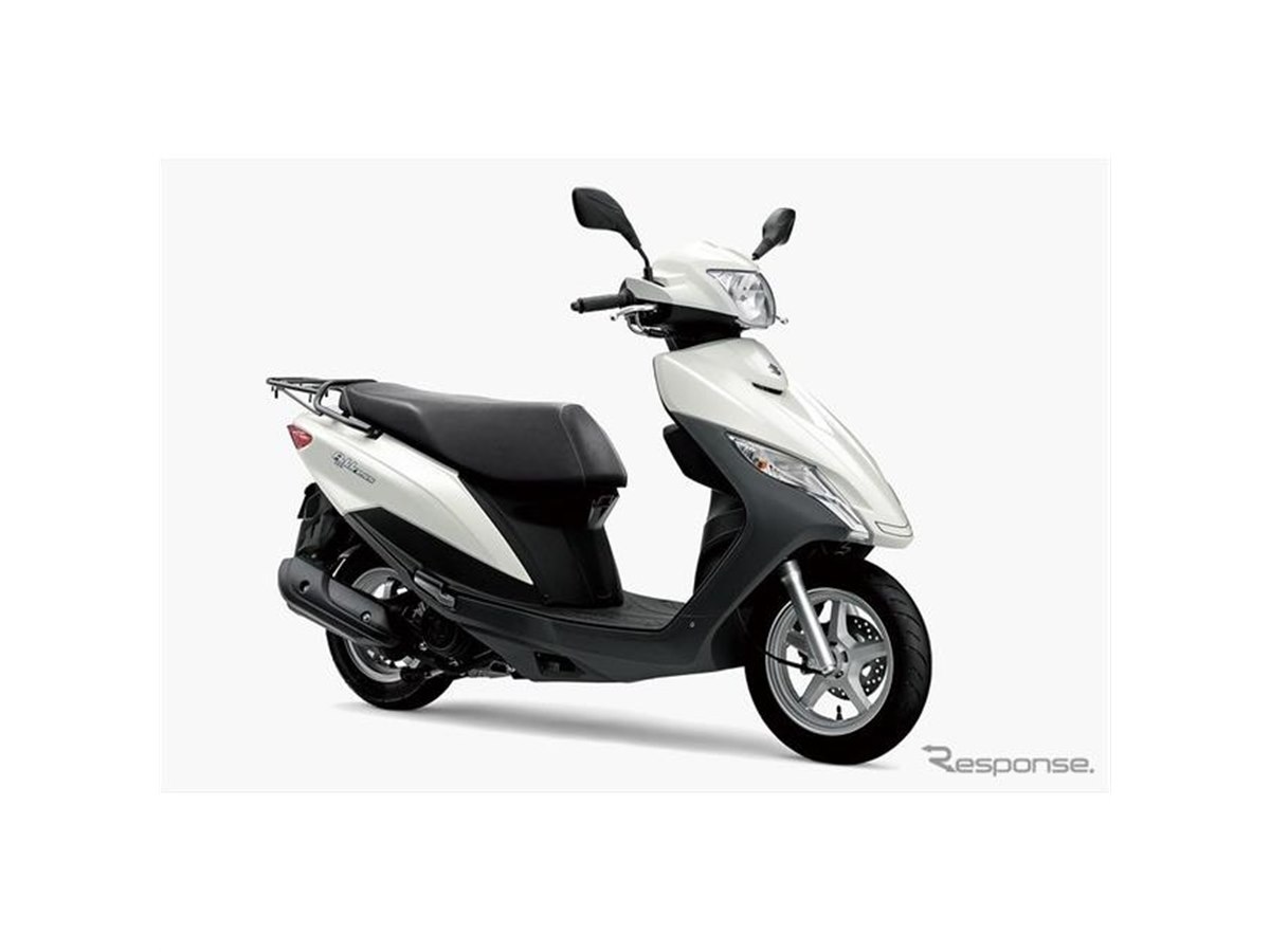 スズキ アドレス125、フラットシート仕様を追加 トランクスペース拡大
