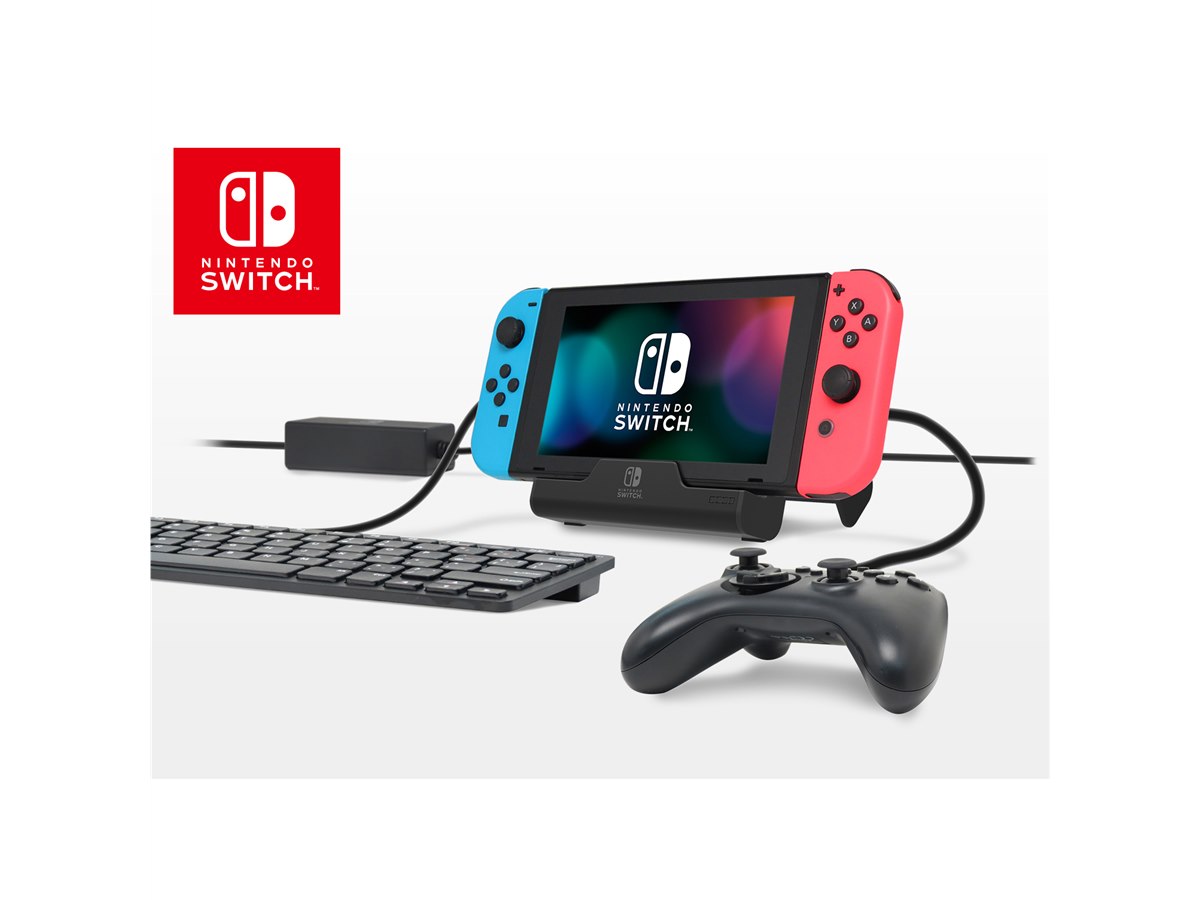 Nintendo Switch」テーブルモード専用のポータブルUSBハブ