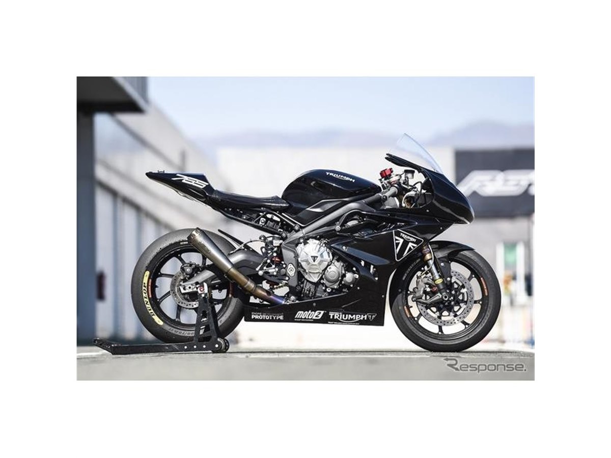 Moto2プロトタイプに最速試乗！トライアンフ製3気筒765ccは