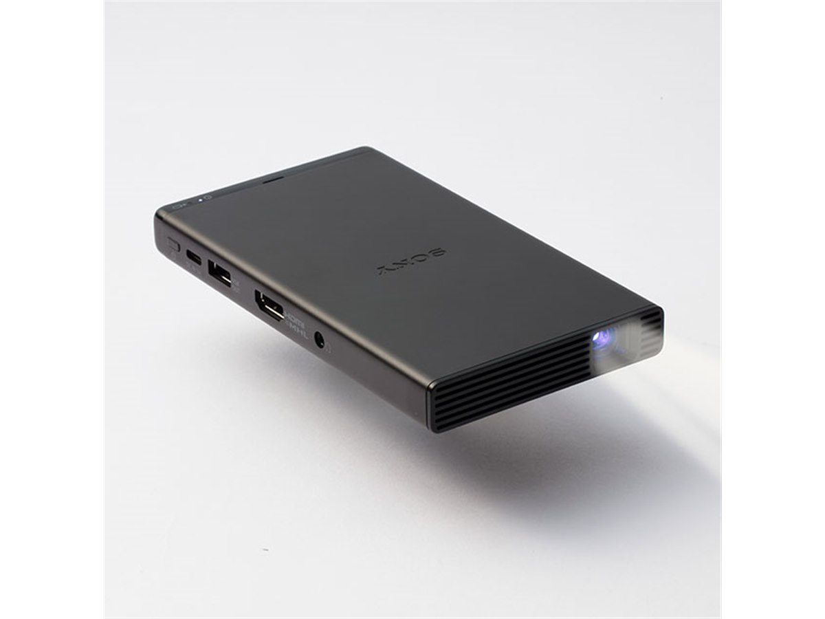 SONY（ソニー）　モバイルプロジェクター　MP-CD1 ソニー、280gでポケットサイズのモバイルプロジェクター「MP-CD1