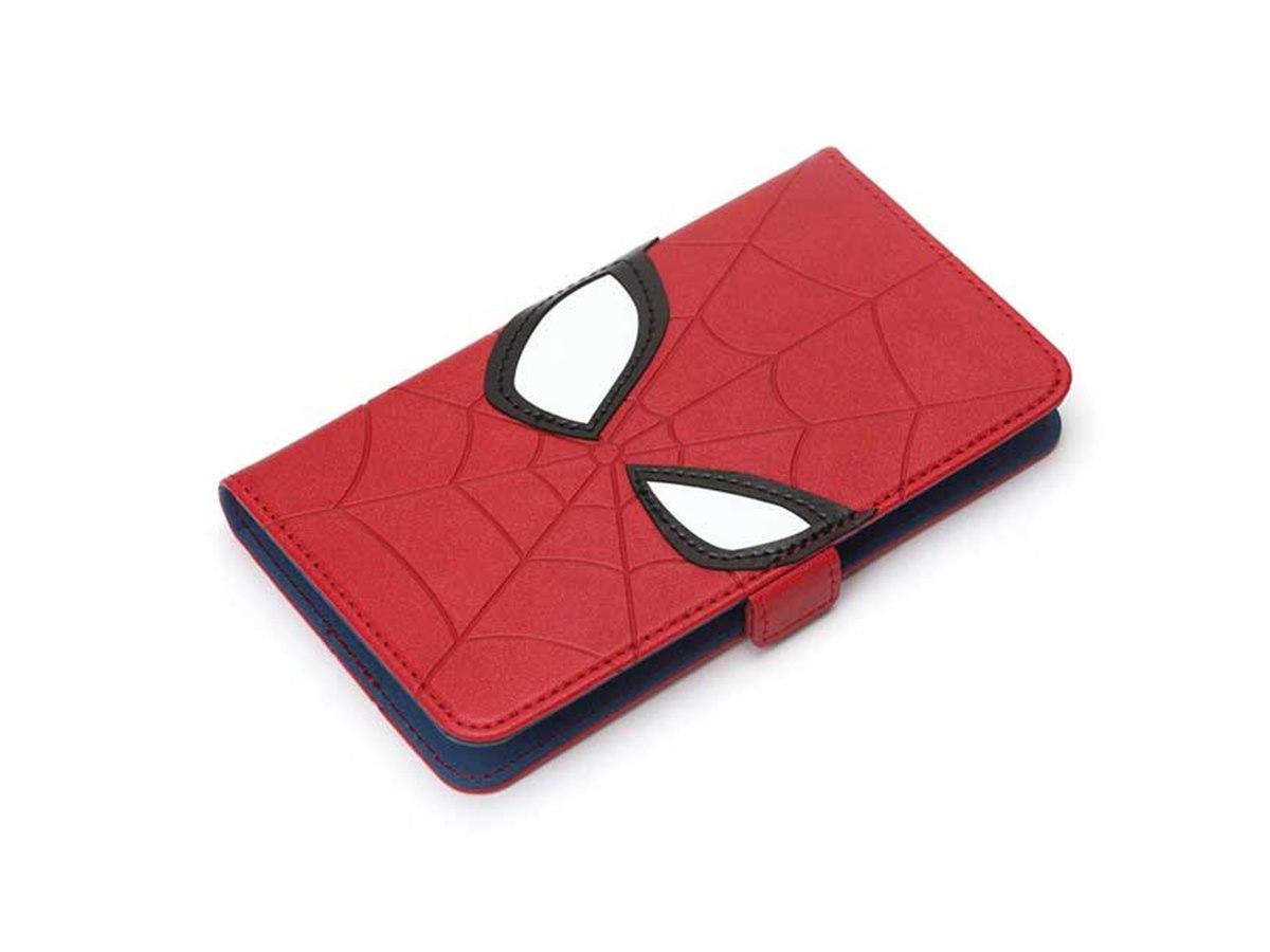 スパイダーマン」「デットプール」フェイスデザインのマルチ手帳型