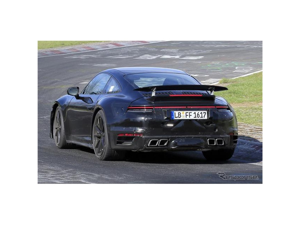 ポルシェ911ターボ　黒メタルカー　ペーパーウェイト新品 ヴェイロン超える加速力…ポルシェ 911ターボ、ワイドな次期型ボディを