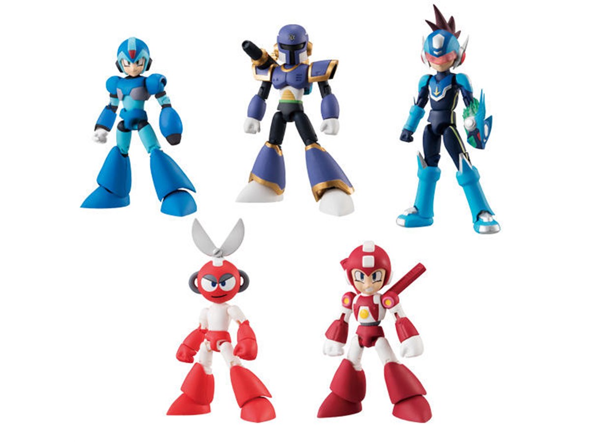66アクションダッシュ ロックマン2 4種セット バンダイ、「66アクションダッシュ ロックマン」シリーズ第2弾を