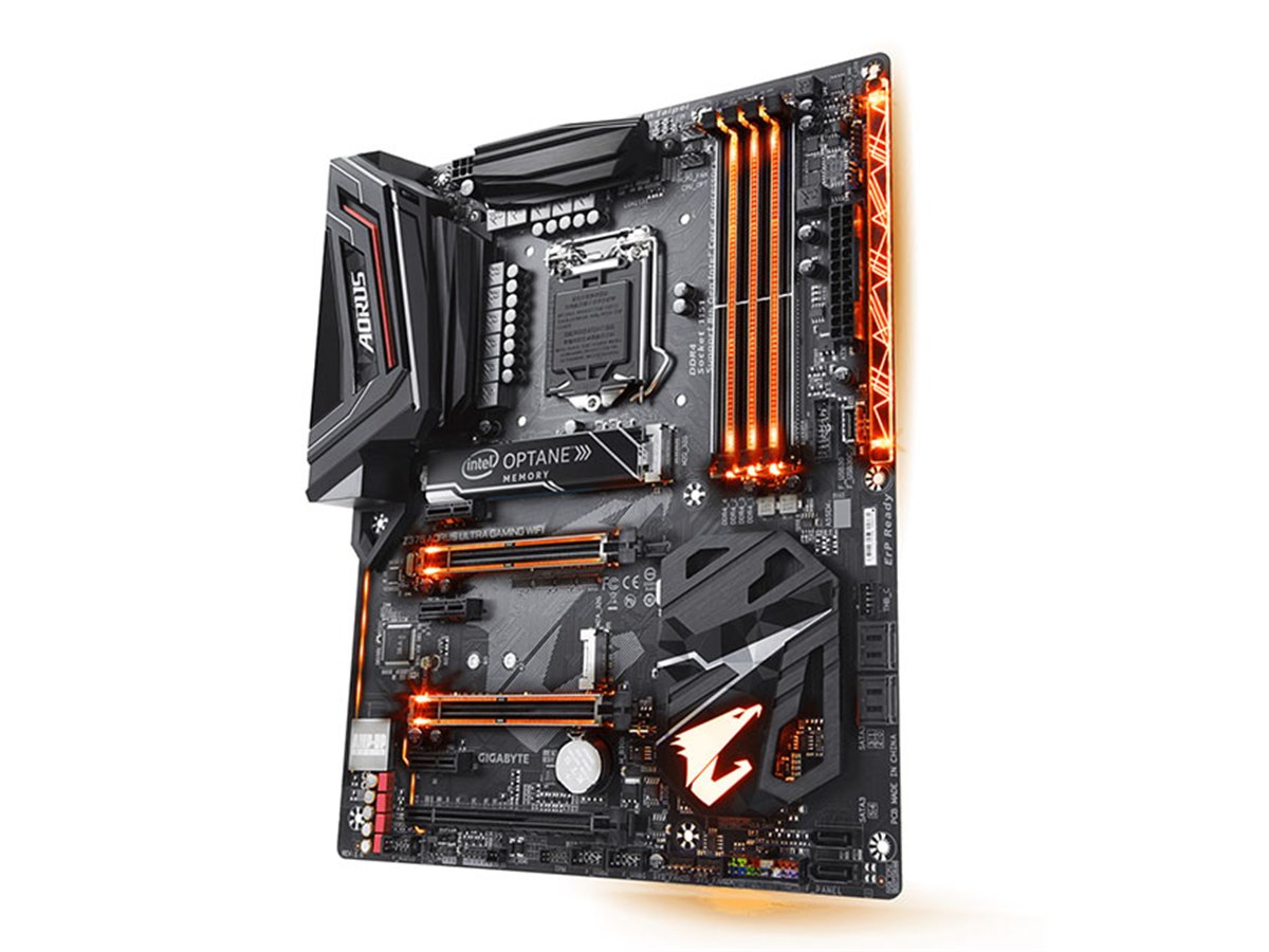 GIGABYTE、32GBのキャッシュドライブを搭載したZ370マザーボード