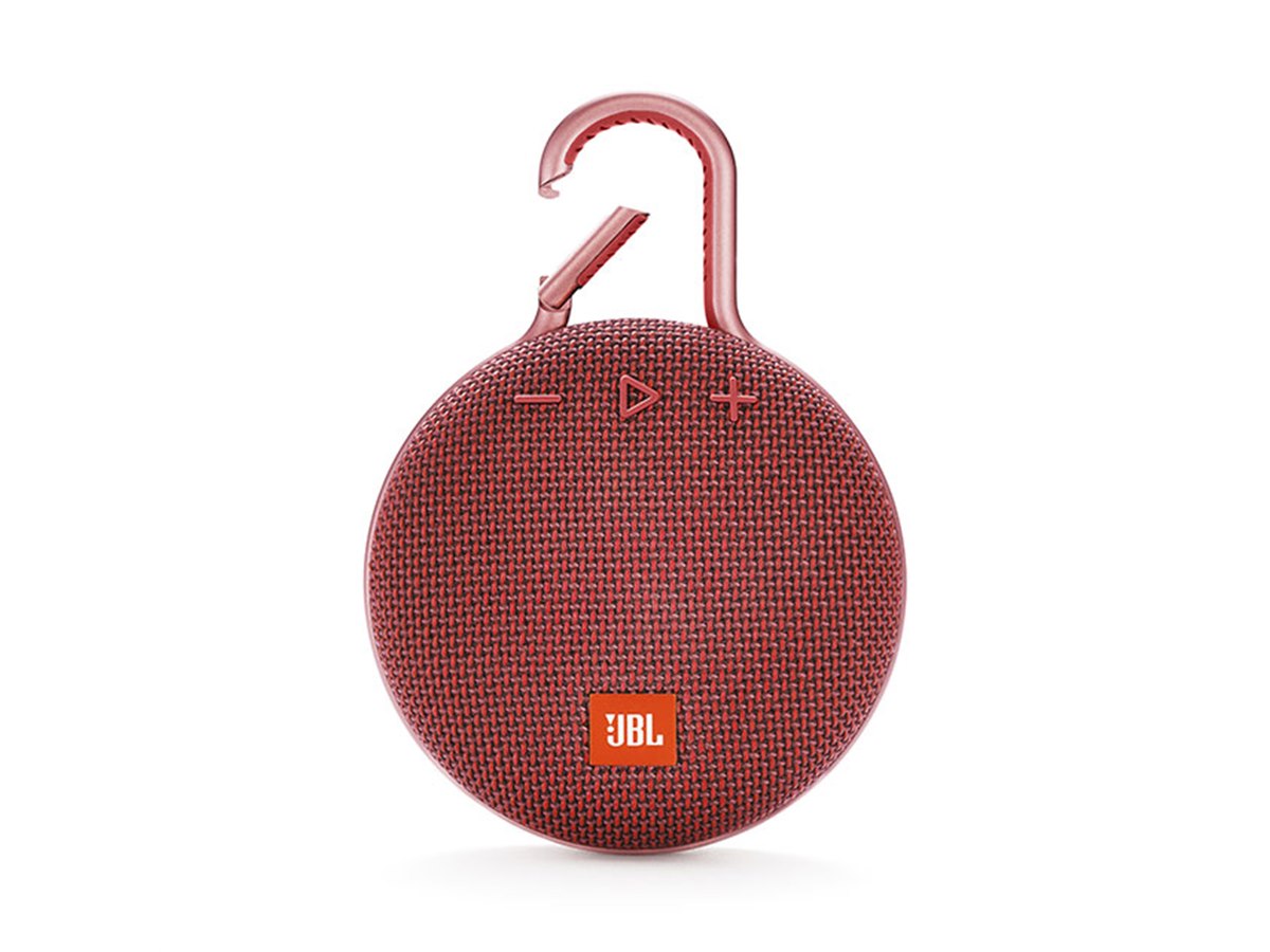 JBL、ビルトインカラビナ採用の防水ポータブルスピーカー「JBL CLIP 3