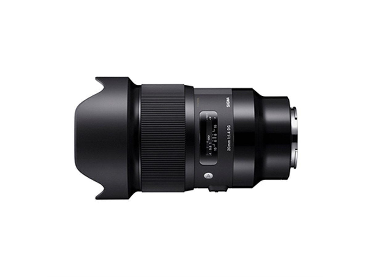 シグマ、ソニー Eマウント用の超広角レンズ「20mm F1.4 DG HSM」発売日