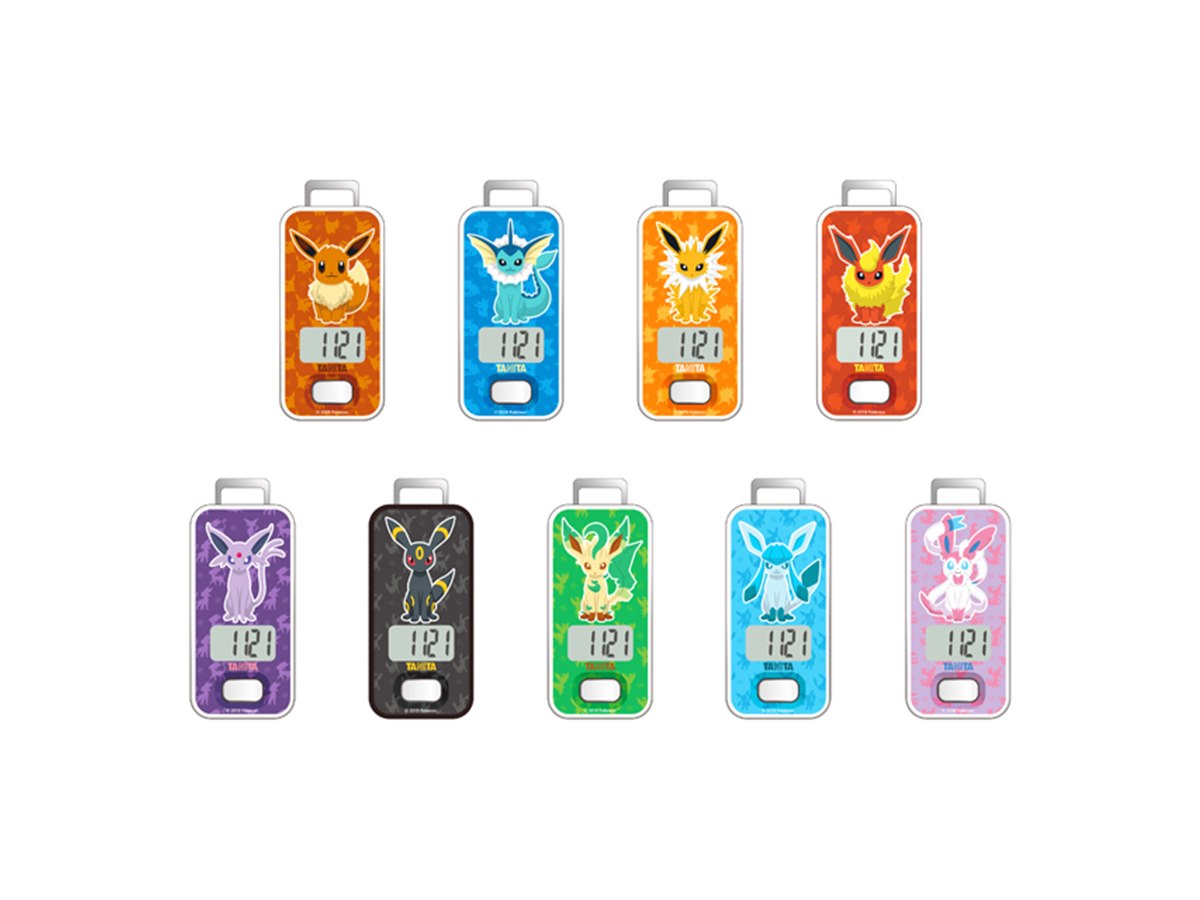 タニタ歩数計 ポケモン　ホシガリス ポケモンとコラボのタニタ歩数計。全132モデル受注予約 - 家電 Watch