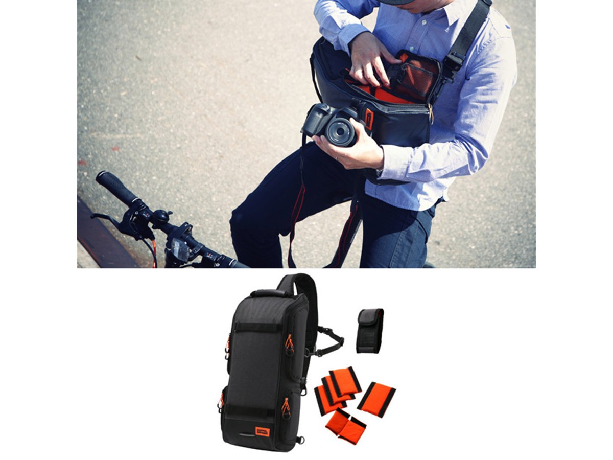 DOPPELGANGER、自転車乗り用にデザインした「バイシクルスリングバッグ