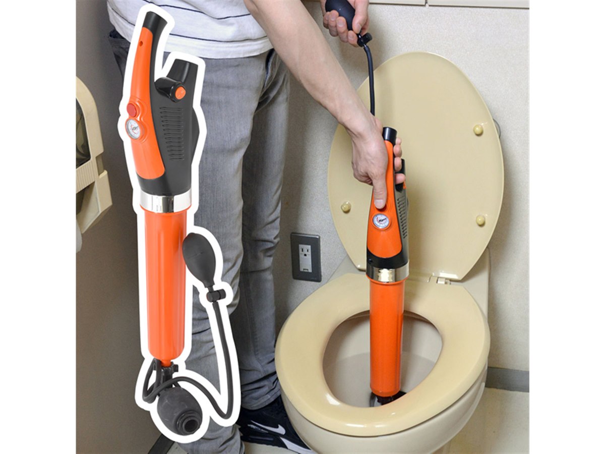 サンコー、超強力圧力でつまりを解消する電動ポンプ「ハイパー