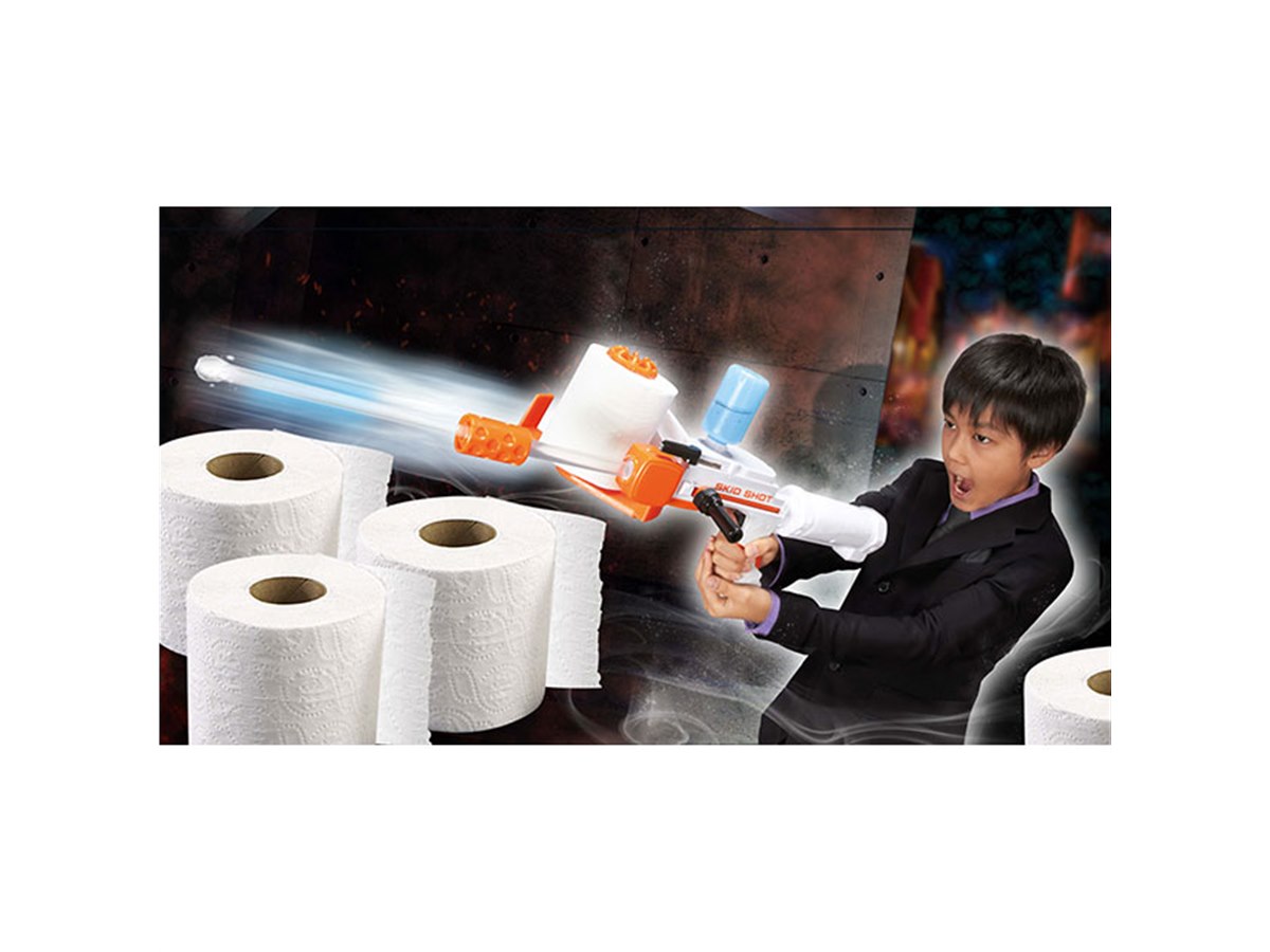 CCP、トイレットペーパーが弾になる「トイレットペーパーブラスター