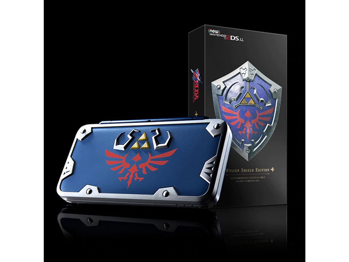 ニンテンドー3DSハード　Newニンテンドー2DSLL本体 HYLIAN SHIELD EDITION(状態：microSDHCカード欠品) New Nintendo 2DS XL LL Hylian Shield Edition Open Box [N] | eBay