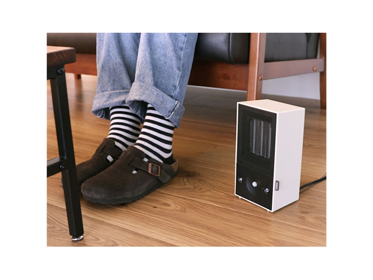 阪和、人感センサー付きの小型セラミックファンヒーター - 価格.com