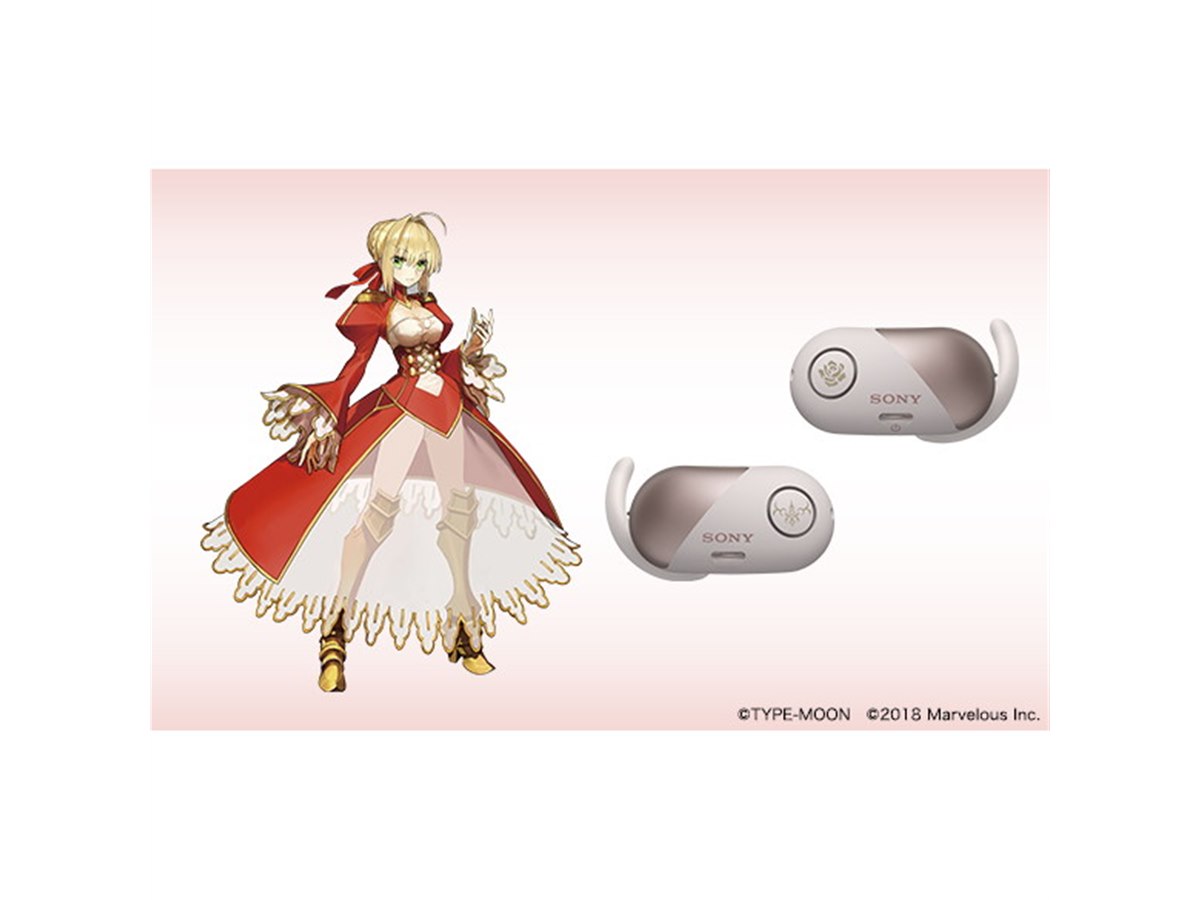 ソニー、左右独立イヤホン「WF-SP700N」と「Fate/EXTELLA LINK」のコラボモデル - 価格.com