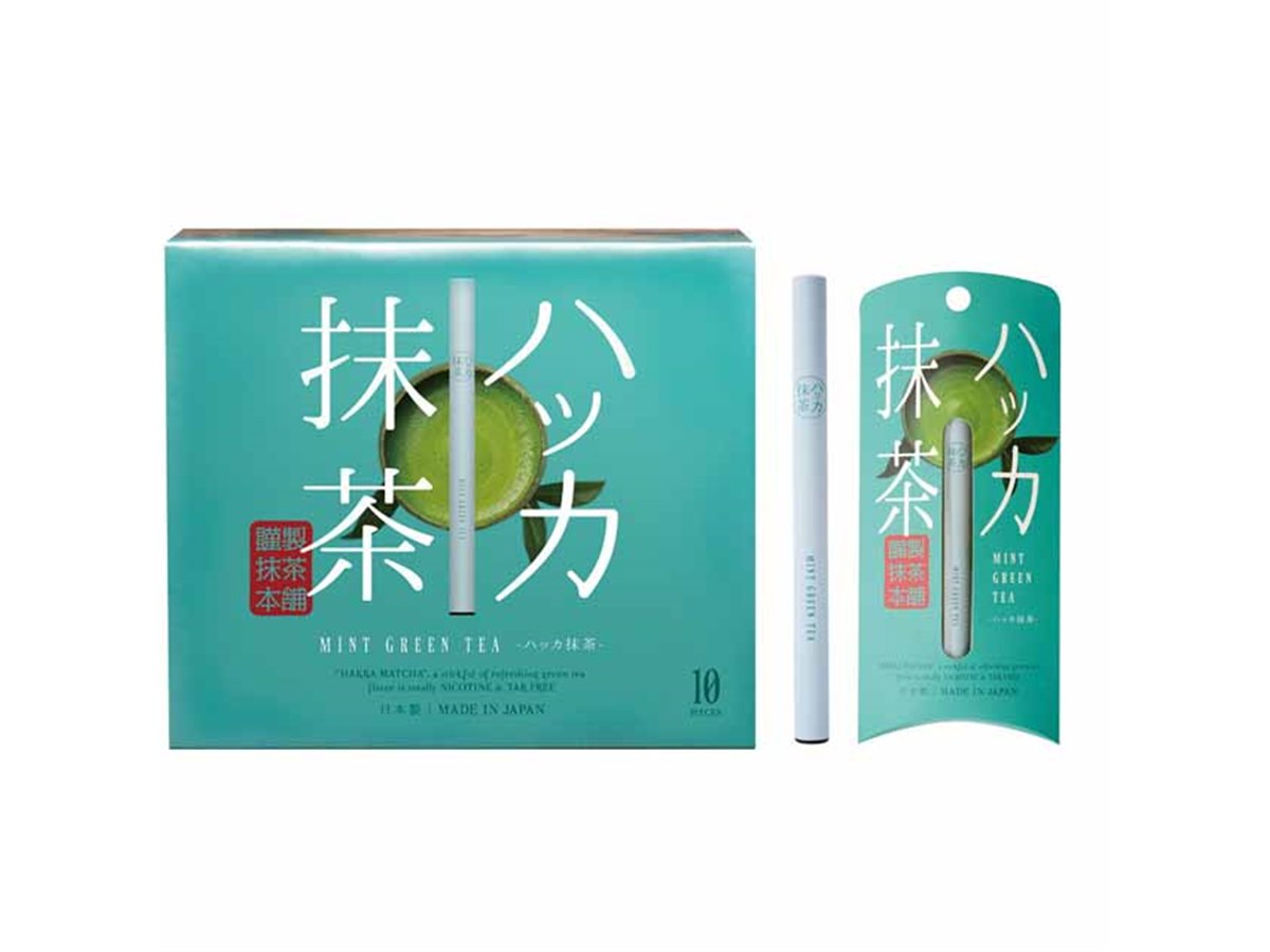 和の香りを楽しむ「抹茶電子タバコ」に10本セットBOXが登場、12,000円