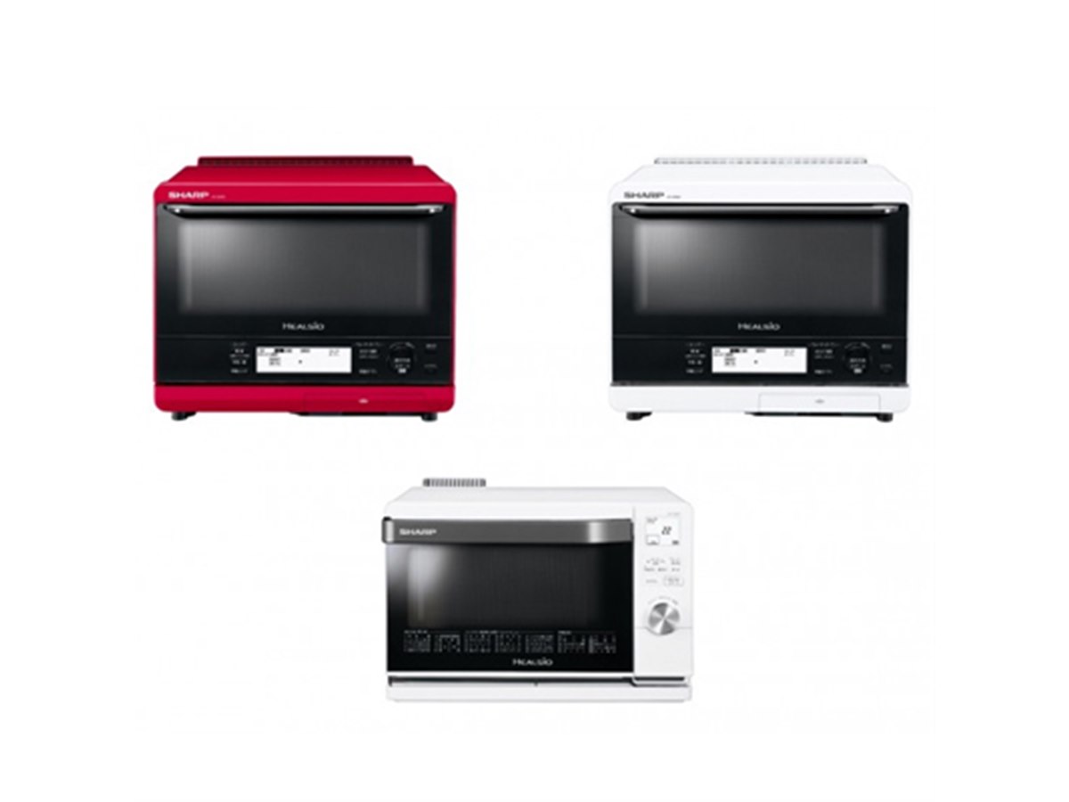 シャープ ヘルシオ ウォーターオーブン AX-XS500-R 18年製 レッド シャープ、調理中に過熱水蒸気量を手動調整できる「ヘルシオ AX