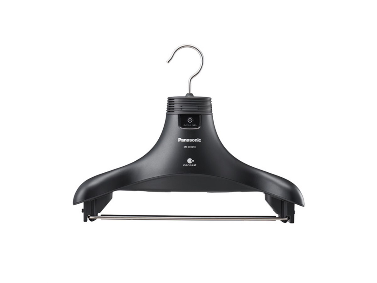 Panasonic 電気脱臭機（ナノイーX搭載） MS-DH210 パナソニック、ボトムス用のつり下げバーが付いた「ナノイー X」脱臭