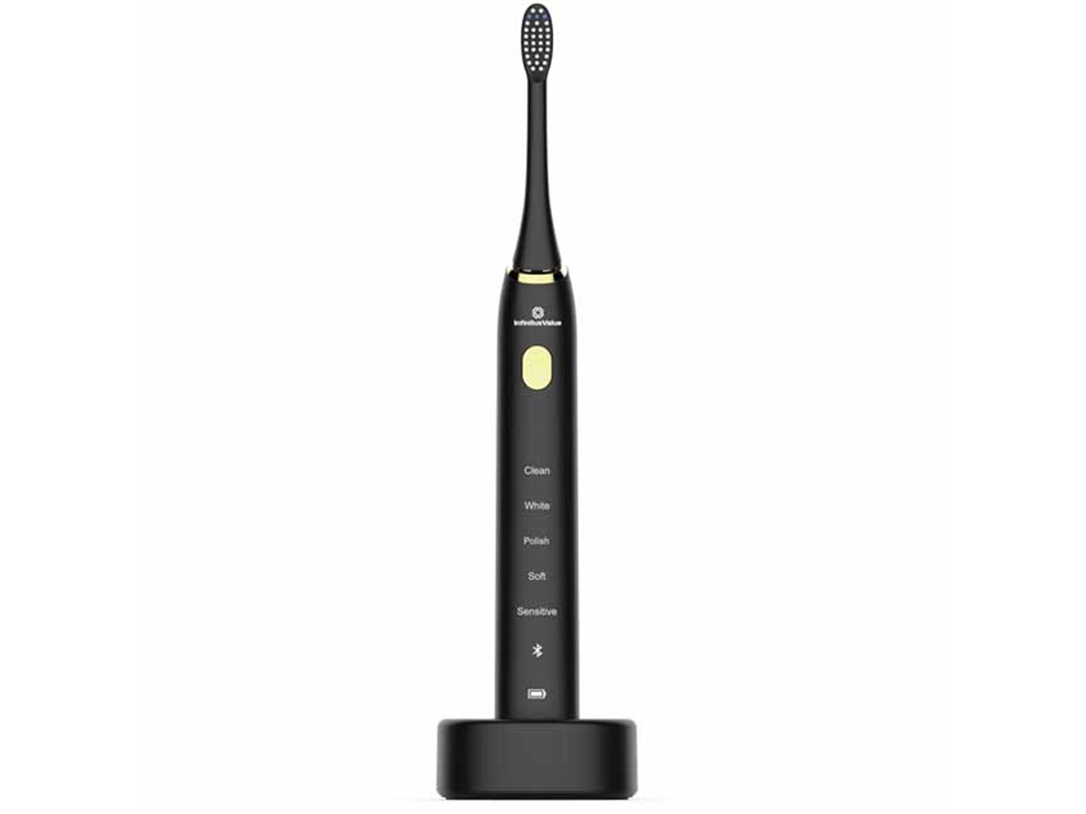 スマホ連携で磨き残しをなくす、Bluetooth対応の電動歯ブラシ「IVHB01W