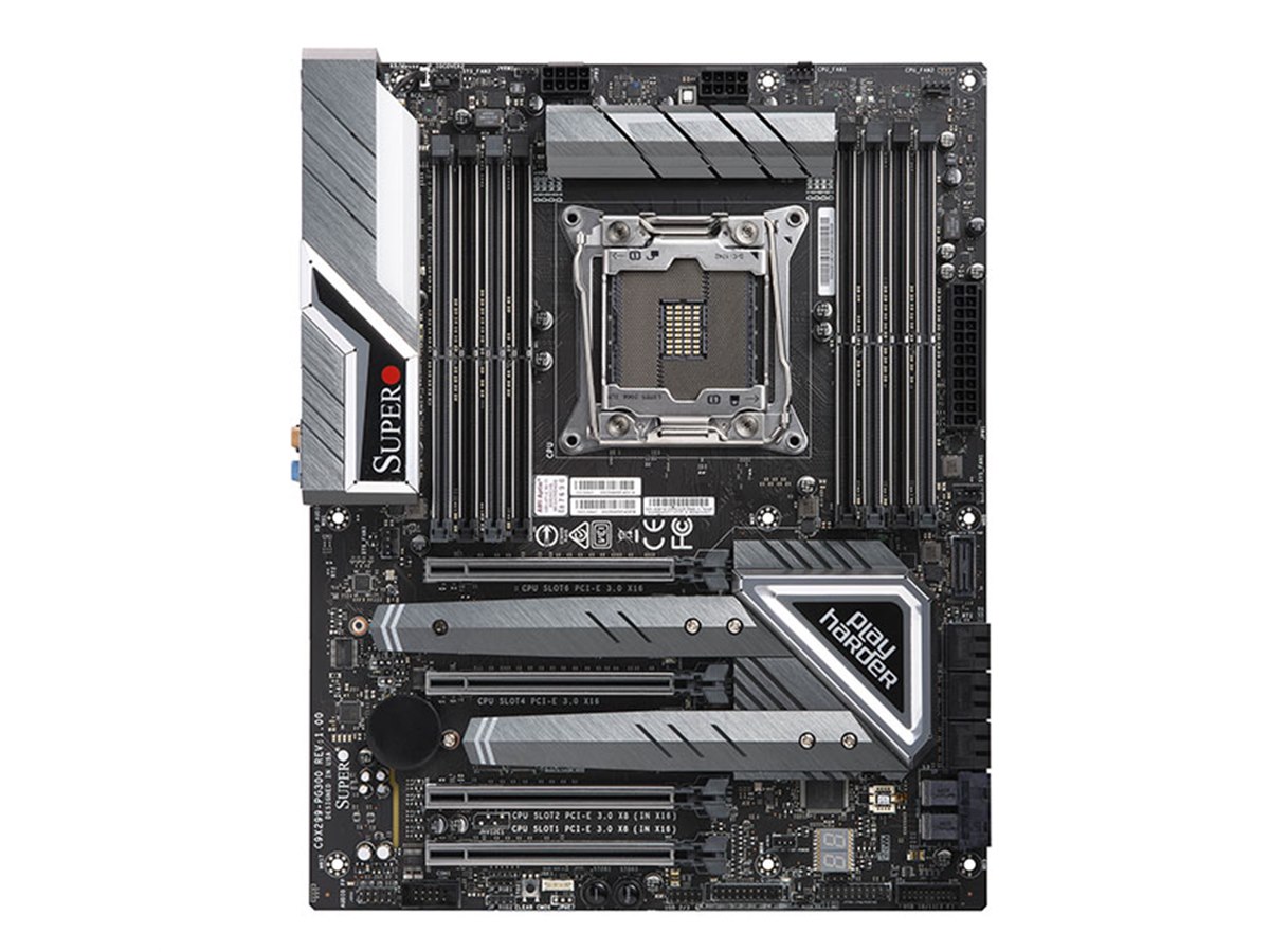 Super Micro、「Core X」を搭載可能なゲーミングマザー「C9X299-PG300