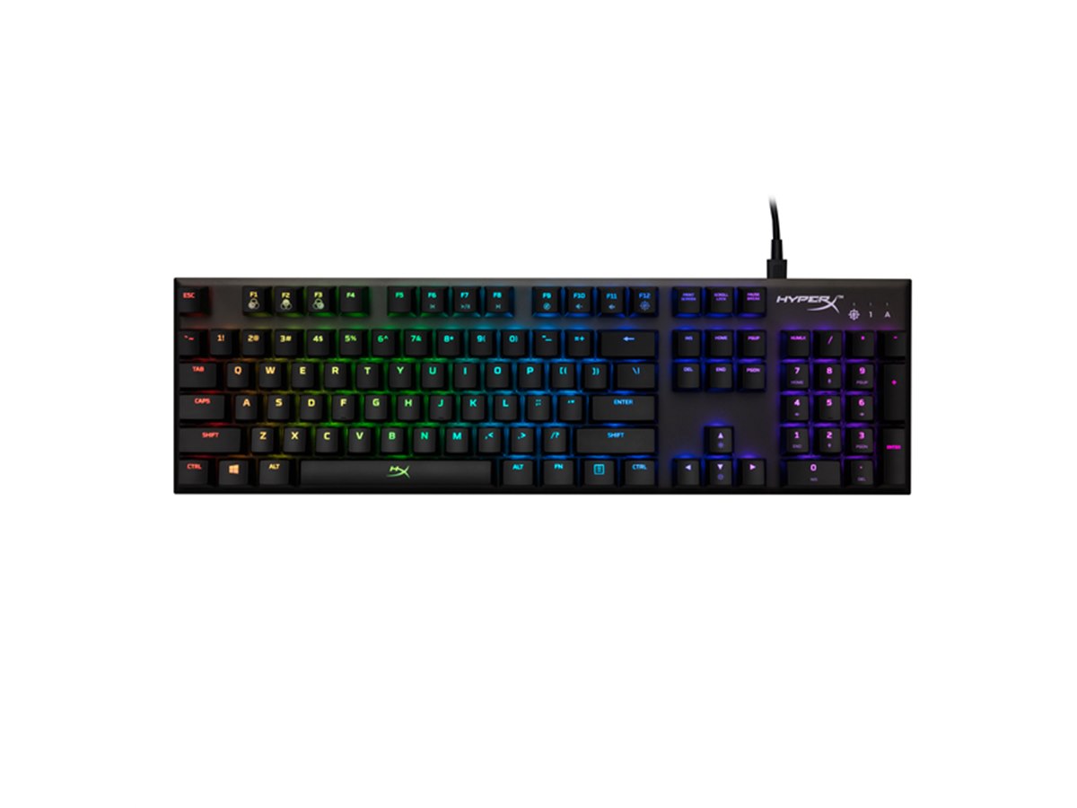 Kingston、Kailh Silver Speedスイッチ搭載のAlloy FPS RGBメカニカル