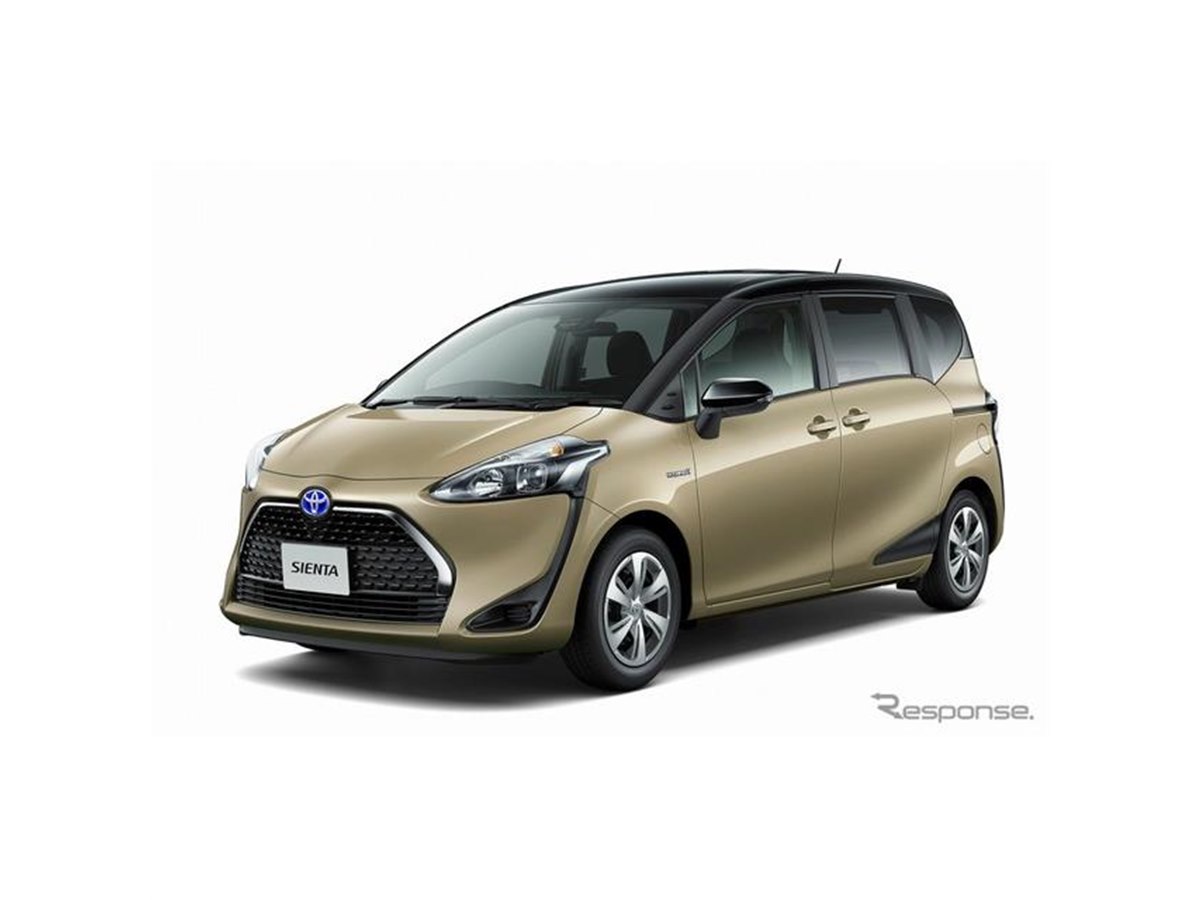 トヨタ シエンタ 改良新型、2列シート車を新設定 MTB 2台搭載可能