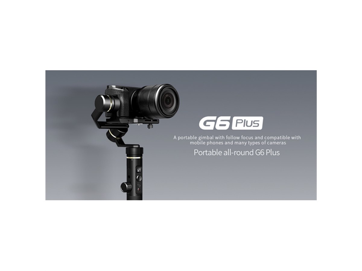 FeiyuTech、ズームやフォーカスをジンバルから調整できる「G6 Plus
