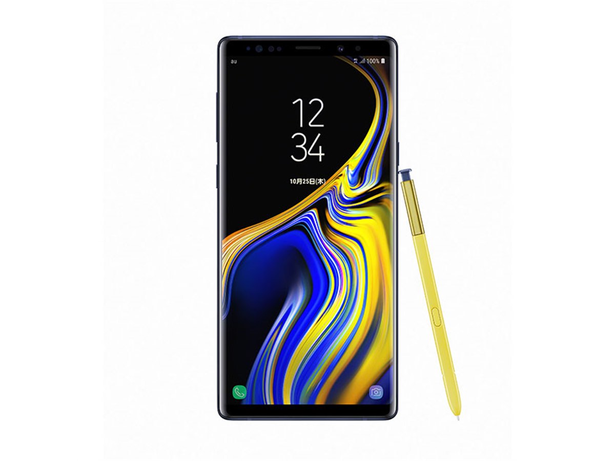 au、「Sペンリモコン」機能を追加した6.4型スマホ「Galaxy Note9 SCV40」 - 価格.com