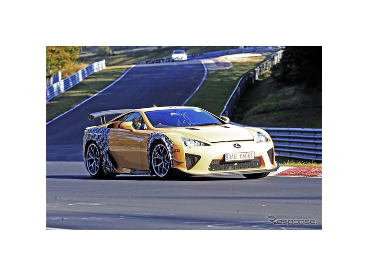 謎のレクサス LFA をニュルで目撃、トヨタGRのハイパーカー開発車両か