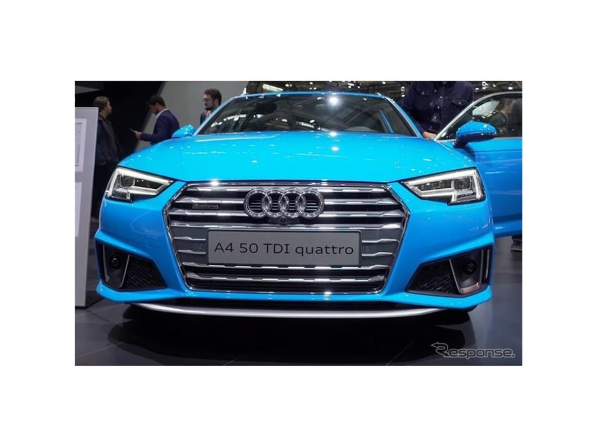 アウディ A4 改良新型、最新バーチャルコクピット設定…パリモーターショー2018 - 価格.com