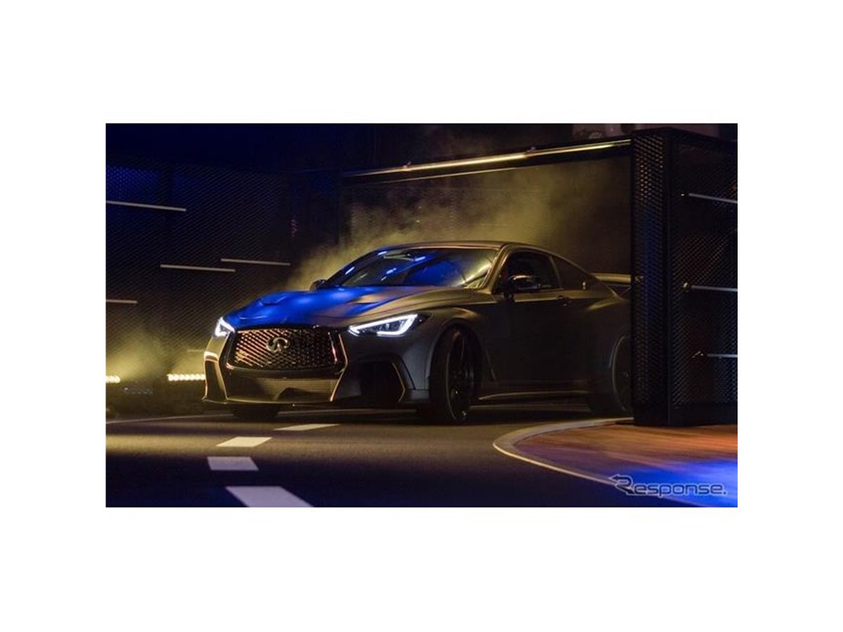 ターボ発電ハイブリッド搭載で571馬力、インフィニティ ブラックS…パリ